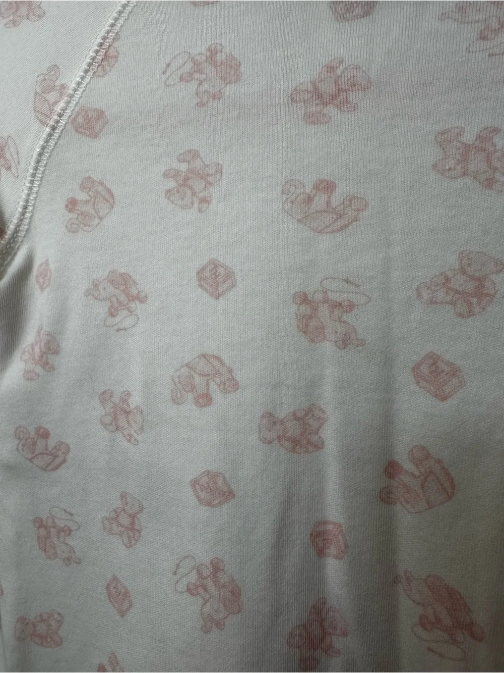 Ralph Lauren Baby Girls' Pink & White One-Piece with Bib 6mo